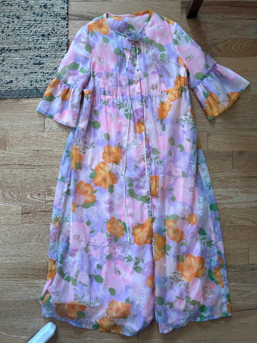 Rare vintage Bard's 1960's peignoir dressing gown